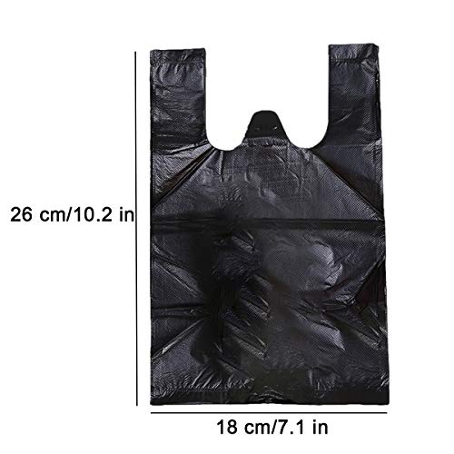 200-Count Sanitary Napkin Disposal Bags - Opaque Black Waste Bags for Travel