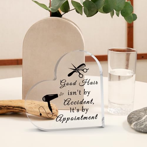 Inspirational Acrylic Sign for Hairdressers - Appreciation Gift