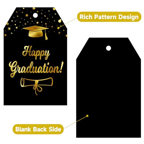 Graduation Gift Tags 2026 - 50 Pcs Personalized Thank You Tags