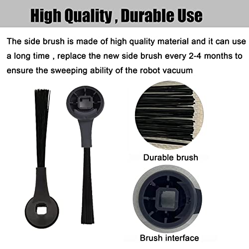 8-Pack Side Brushes for Shark IQ Robot Vacuum, Compatible Replacement Parts