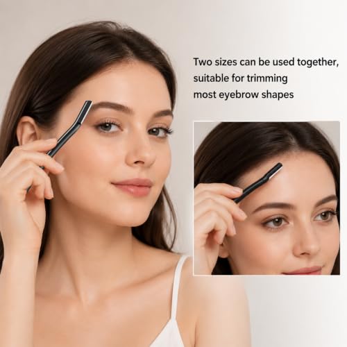 Psiriol 8-Piece Dermaplane Razor and Eyebrow Trimmer Set for Face
