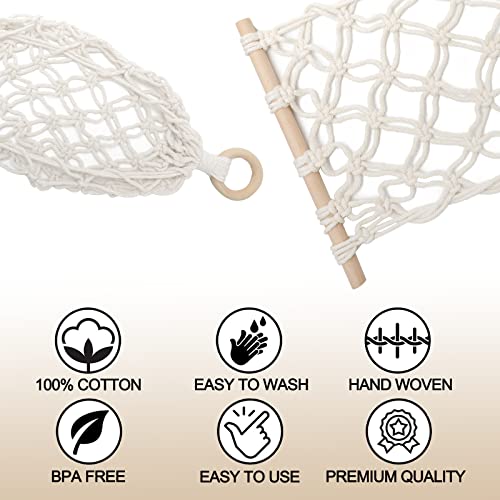 Motarna Hand-Woven Fruit Hammock for Kitchen Storage | 20'' L