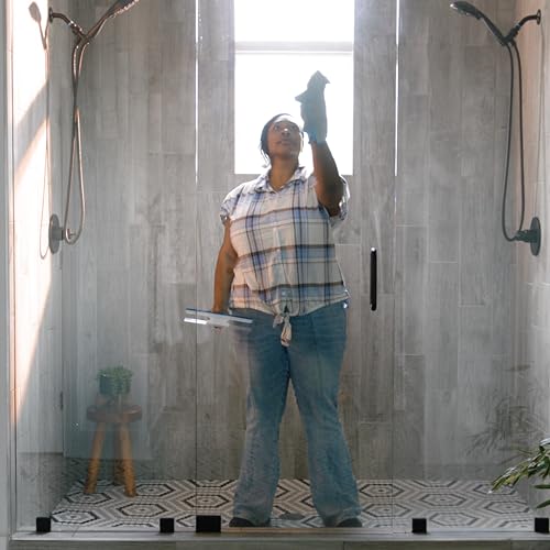 Unger 10” Glass & Tile Squeegee - 2-in-1 Bathroom Cleaner