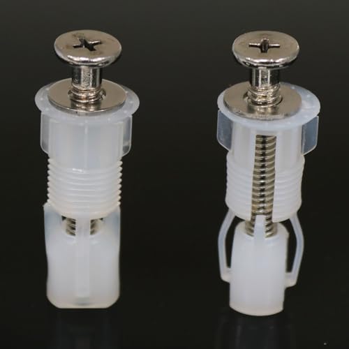 Yukata 4-Piece Toilet Seat Bolt Replacement Kit, 1.77-Inch Stainless Steel