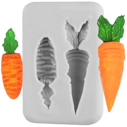 3D Easter Carrot Silicone Candy Mold for Baking & Decorating