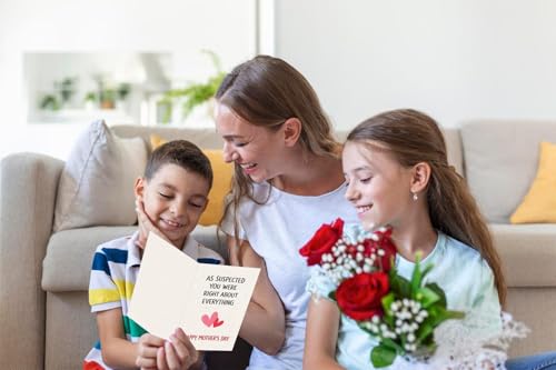 Funny Mother's Day Card with Envelope - Humorous Gift for Mom