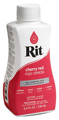 Rit Cherry Red All Purpose Liquid Dye - 8 Fl Oz for Fabrics & More