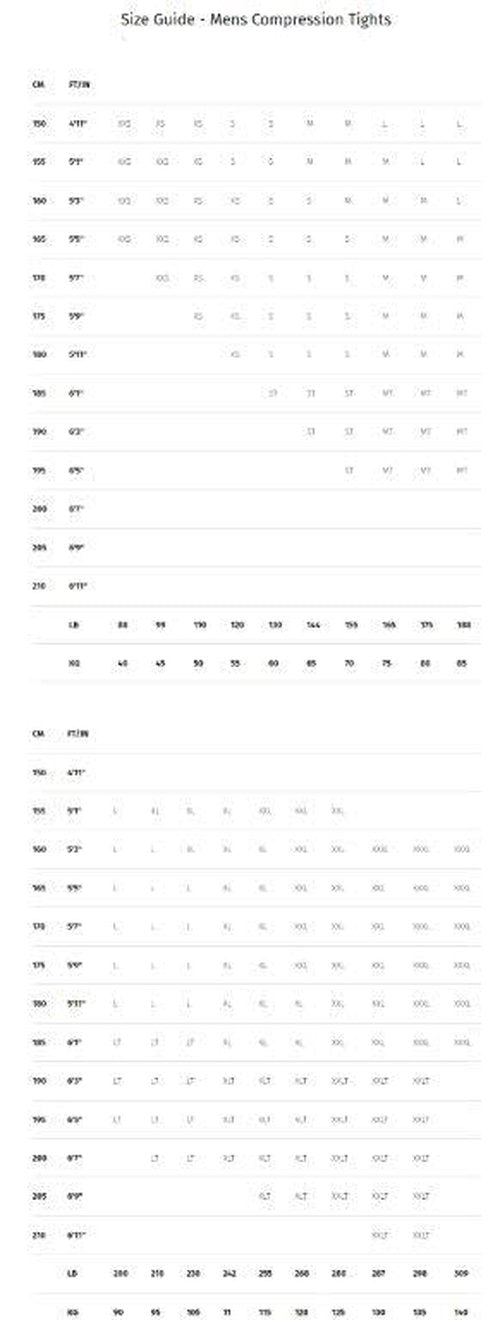 2XU Men's Core 3/4 Compression Tights, Black/Silver, X-Small