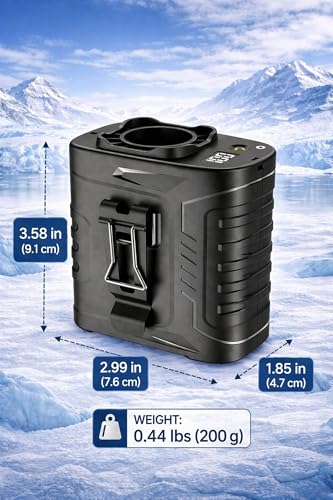 Rechargeable Waist Fan with 5000mAh Battery & 5 Speeds