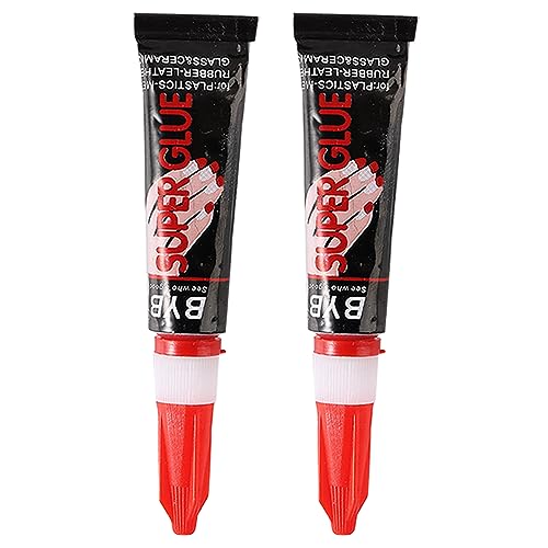 Fcozpjk Super Strong Nail Glue for Press On Nails & Tips 0.18oz 2 Pcs