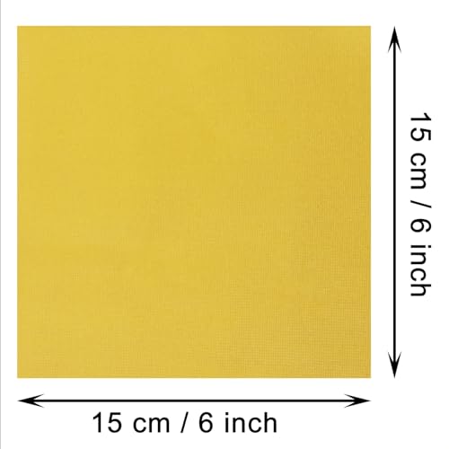 Gold Aluminum Candy Wrapper 6x6 Inch - 100 Pack for Chocolates & Gifts