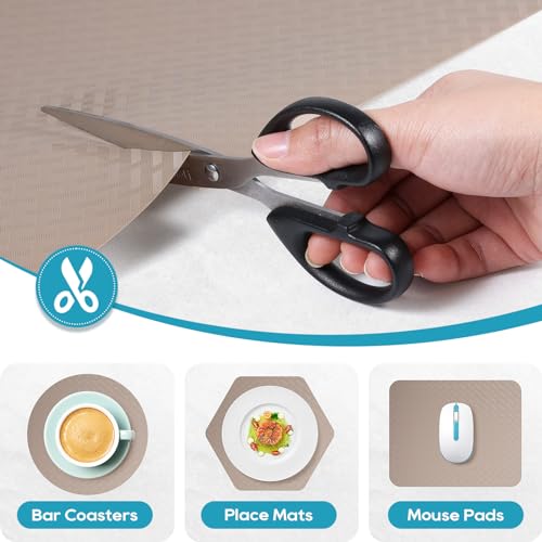 Non-Adhesive Shelf Liners for Kitchen Cabinets - Beige 11.8" x 59"