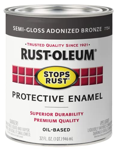 Rust-Oleum Stops Rust Protective Enamel Paint, Anodized Bronze, 32 Fl Oz