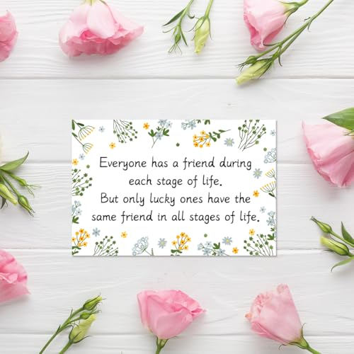 Romantic Friendship Birthday Card for Best Friend & Sister