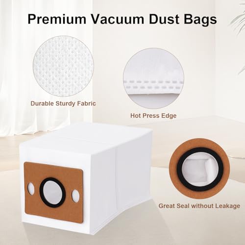 ILIFE Robot Vacuum Dust Bags (6 Pack) for A12 Pro, A30 Pro, V9 Pro