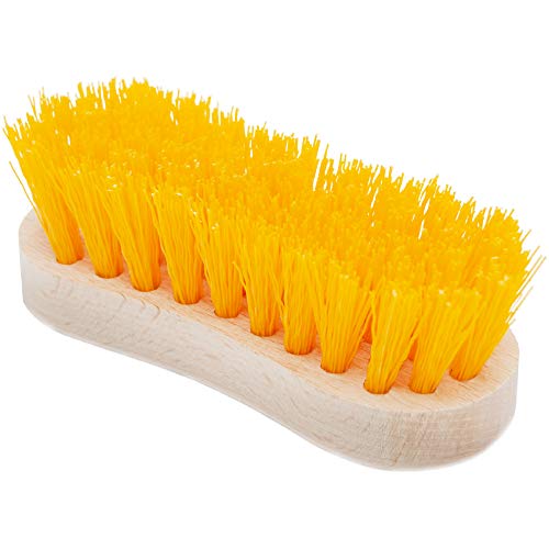 Harrison Greys 4.72" Heavy Duty Stiff Bristle Scrubbing Brush for Indoor & Outdoor Cleaning