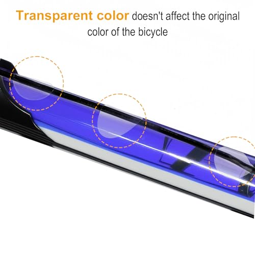 3 Pieces Bike Frame Protection Tape Chain Protective Decal Adhesive Protectors Clear Film Cover Frame Guard for Mountain Bike Chain Protective Road Bike Folding Frame Front Fork Protective