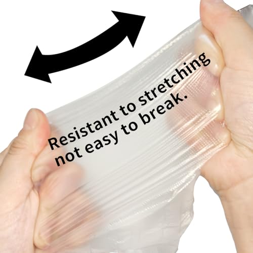 100 Pack Disposable Plastic Food Handling Gloves - BPA-Free, Waterproof