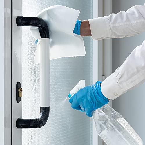 Safeguard Nitrile Disposable Gloves - Blue, Powder-Free, Medium, 100 Count