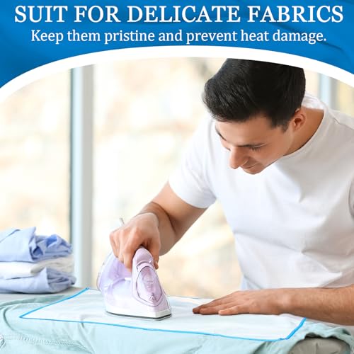Hahafelt 5-Pack Heat Resistant Mesh Ironing Pressing Cloth 15.75x23.62in