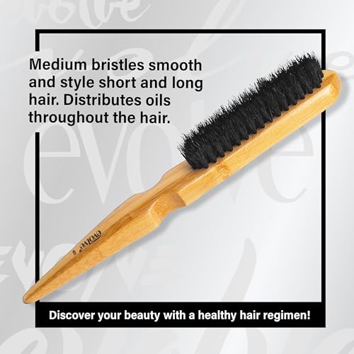 Evolve Perfect Edge Brush with 100% Pure Boar Bristles