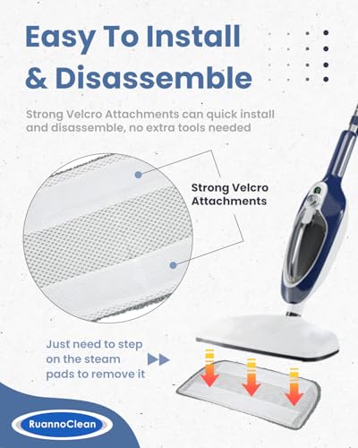 2 Pack Steam Mop Pads for GorFanty GF-6610B/GF-6610