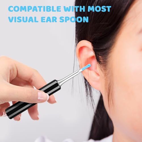 30 PCS Silicone Ear Wax Removal Tips & Otoscope Camera Accessories Set