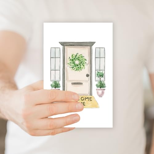 ATTLVV WX-034 Funny Housewarming Card for Man & Woman, New Home & Moving Gift, 8x5.3 Inch