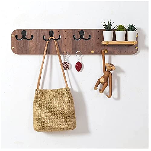 10pcs Black Heavy Duty Coat Hooks – Wall Mounted Double Robe Hooks