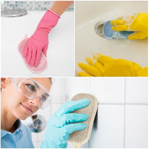 Boao 10-Pack Non-Scratch Microfiber Kitchen Scrub Sponges