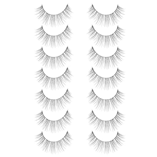 Onlyall Natural False Eyelashes Lightweight Strip Lashes P17