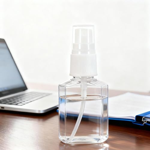 DNSEN 6 Pack 1 oz Mini Spray Bottles Fine Mist Travel Size with Labels