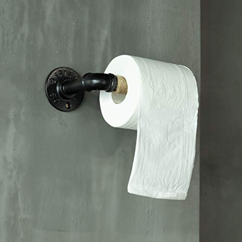 Y-Nut Industrial Pipe Toilet Paper Holder - Rustic Steampunk SHJJ-PH-RP