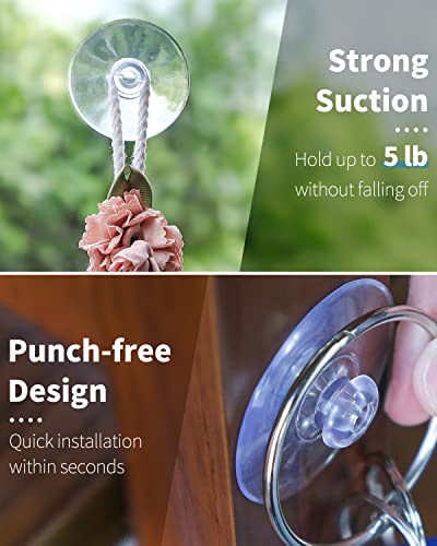 Suction Cups for Glass - Assorted Sizes 1.2, 1.8 & 2.2 Inch, 30 Pack