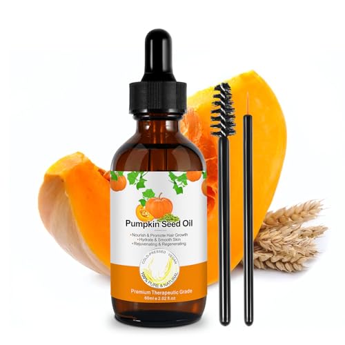 Pumpkin Seed Oil for Hair Growth - 100% Pure Cold Pressed Scalp Treatment