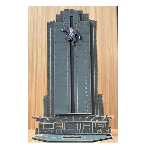 Die Hard Advent Calendar - Hans Gruber Falling off Nakatomi Plaza, Blue-A, 2024 Christmas Countdown