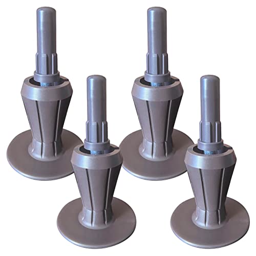 Heavy Duty Bed Frame Feet - 6PCS Steel Risers to Replace Wheels