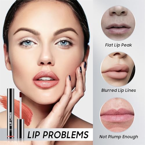 Fanterday Peel-Off Lip Stain Liner #05 Mauve Long-Lasting Waterproof