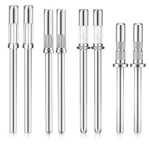 Xelsluthe 8 PCS Mini Mandrel Nail Bits for Small Sanding Bands, 3.1mm
