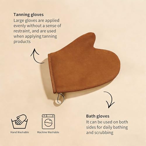 Self Tanning Mitt Applicator with Thumb Hole - Streak-Free Tanning Glove