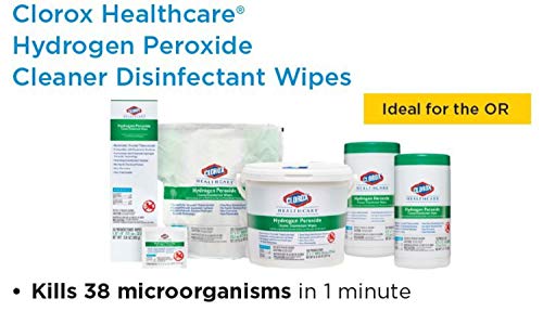 Clorox Healthcare Hydrogen Peroxide Disinfectant Wipes, 95 Count