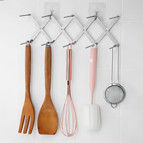 GREATLINK Adjustable Stainless Steel Pot Lid Organizer Rack