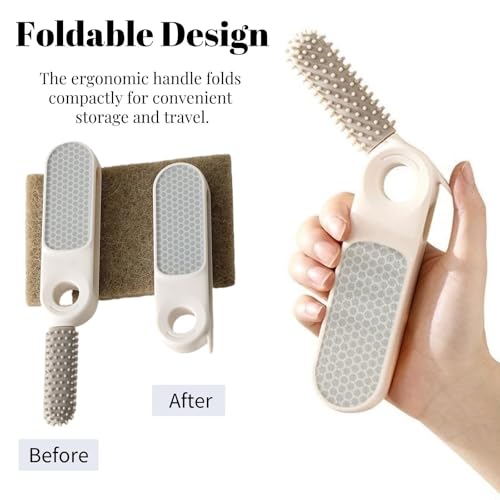KINTEGOOD 2-in-1 Foldable Nano Glass Foot File & Callus Remover