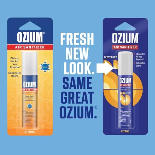 Ozium Air Sanitizer & Odor Eliminator - Citrus Scent (Pack of 3)