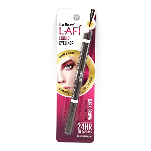 Laflare Liquid Eyeliner - Waterproof & Smudgeproof Dark Brown
