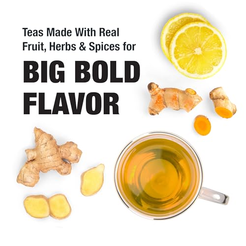 Tiesta Tea Lemon Ginger Turmeric Herbal Loose Leaf Tea - 16 Ounce Pouch