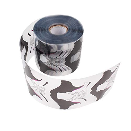 Nail Form Stickers 100 Pcs Roll for Acrylic and UV Gel Nail Extension