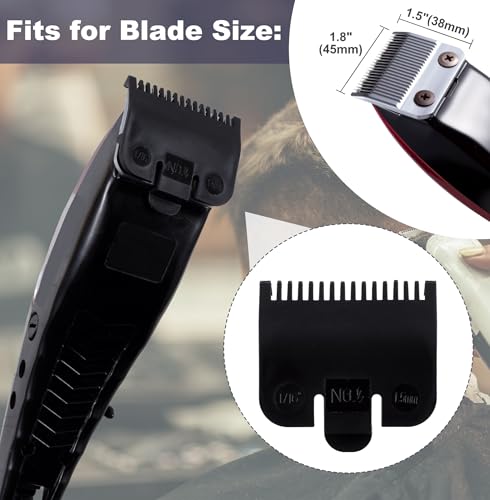 SmallCat 2 Pcs #1/2 Clipper Guards 1/16" Replacement Attachment Combs
