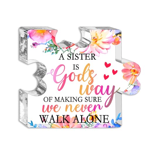 Big Sister Acrylic Puzzle Gift | Sentimental Keepsake Decor