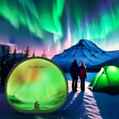 Aurora Light Night Lamp for Wedding Anniversary Valentine Christmas - Dimmable Touch Sensor